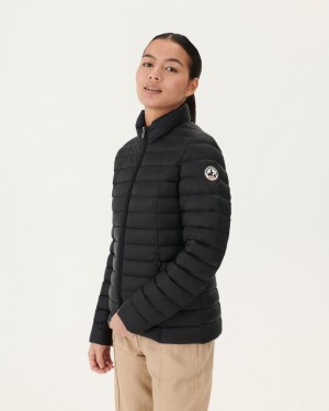 JOTT Cha Lightweight Ženske Podstavljene Jakne Crne | NCZ-6230