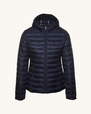 JOTT Cloe Lightweight Hooded Ženske Donje Jakne Tamnoplave | VTN-8734
