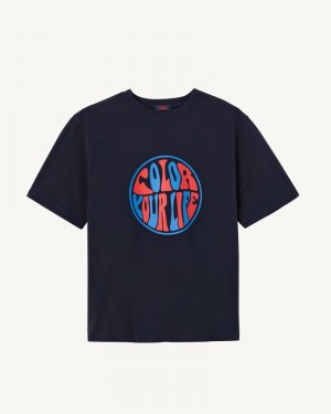 JOTT Leo Organic Cotton Muške Majice Tamnoplave | HMS-0308