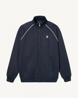 JOTT Rocha Organic Cotton Zipped Ženske Jakne Tamnoplave | HGL-8752