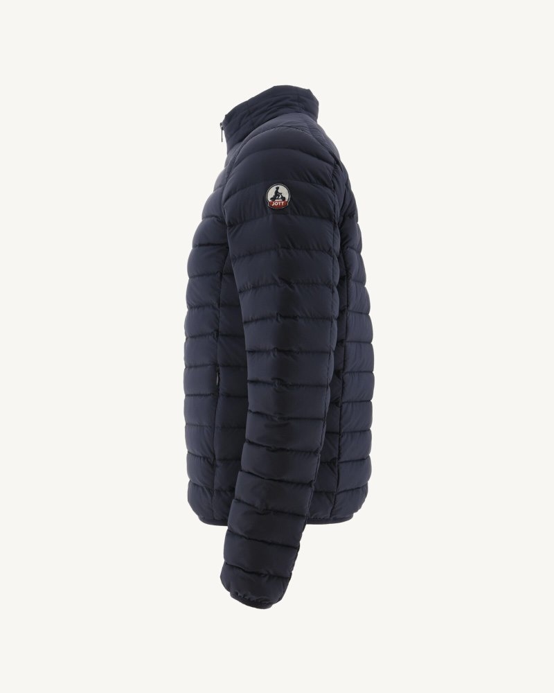 JOTT Aragon Lightweight Stretch Muške Podstavljene Jakne Tamnoplave | UED-6602