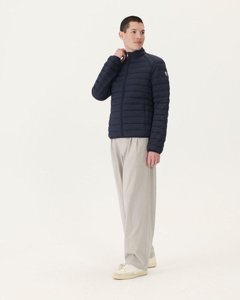 JOTT Aragon Lightweight Stretch Muške Podstavljene Jakne Tamnoplave | UED-6602