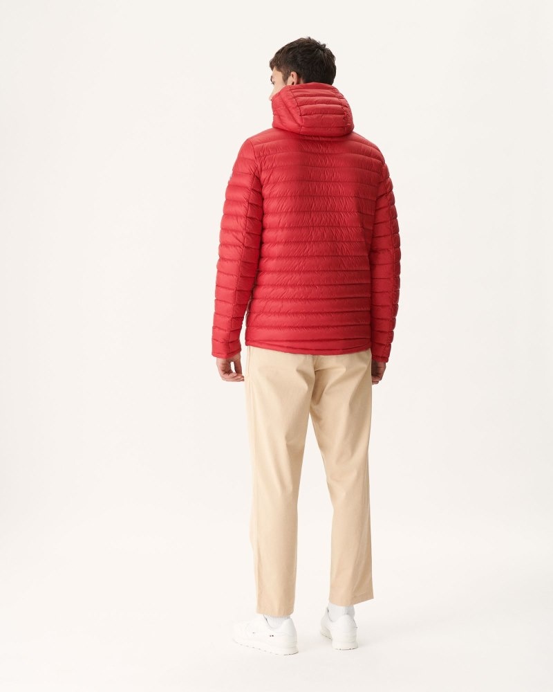 JOTT Bergen Reversible Hooded Muške Donje Jakne Tamnoplave Crvene | ZQW-8306