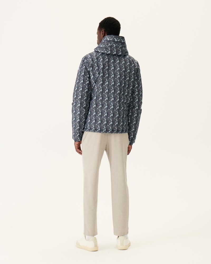 JOTT Bergen Reversible Hooded Muške Donje Jakne Sive | SRY-5038