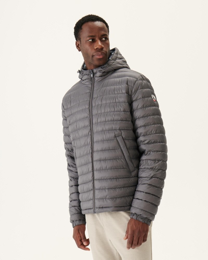JOTT Bergen Reversible Hooded Muške Donje Jakne Sive | SRY-5038