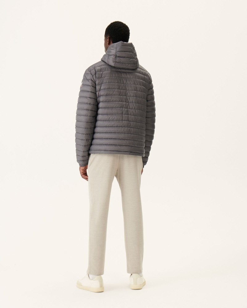 JOTT Bergen Reversible Hooded Muške Donje Jakne Sive | SRY-5038