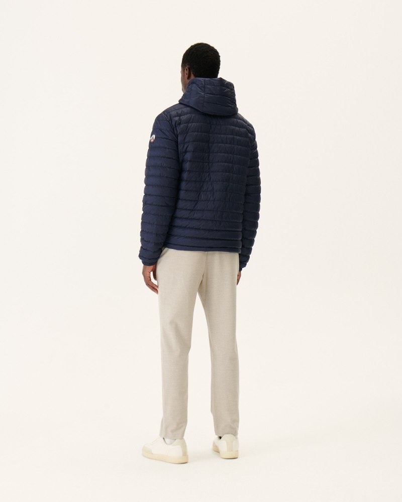 JOTT Bergen Reversible Hooded Muške Donje Jakne Tamnoplave | VDY-9995