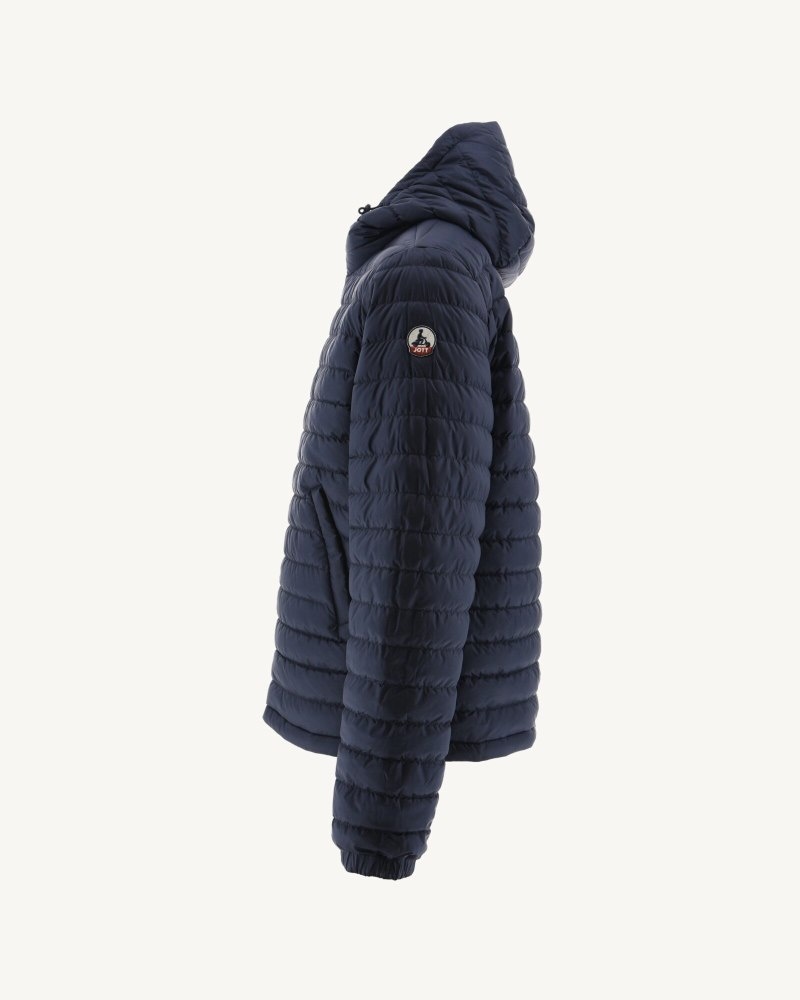 JOTT Bergen Reversible Hooded Muške Donje Jakne Tamnoplave | VDY-9995