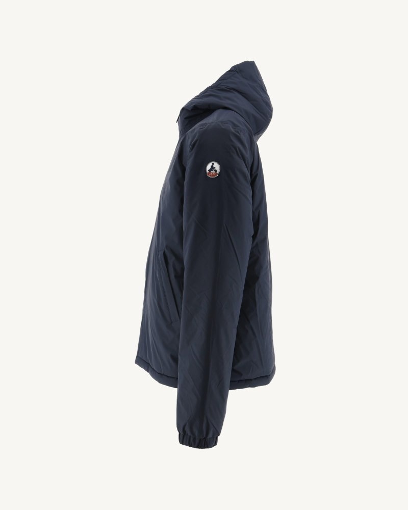 JOTT Bergen Reversible Hooded Muške Donje Jakne Tamnoplave | VDY-9995
