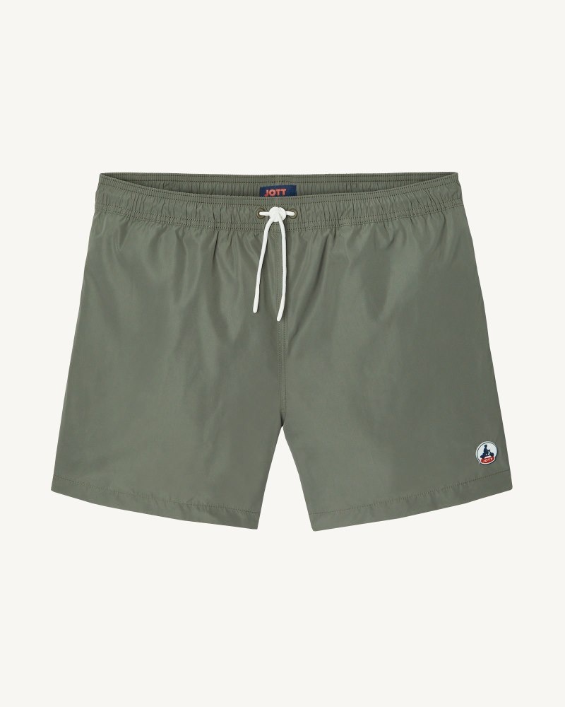 JOTT Biarritz Muške Swim Shorts Maslinasto Zelene | FZS-0860