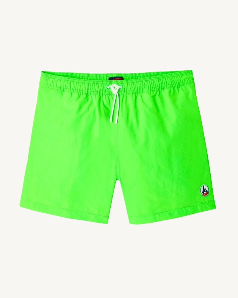 JOTT Biarritz Muške Swim Shorts Zelene Bijele | BTD-5960