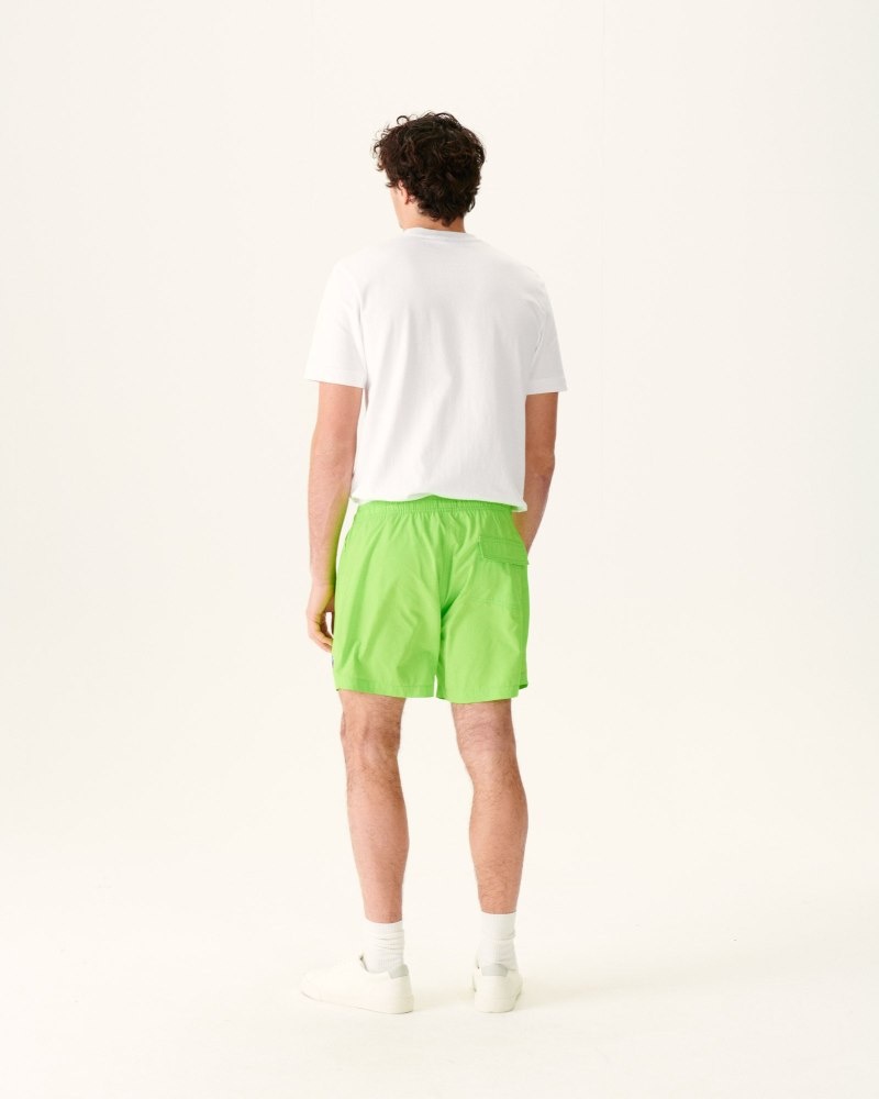 JOTT Biarritz Muške Swim Shorts Zelene Bijele | BTD-5960
