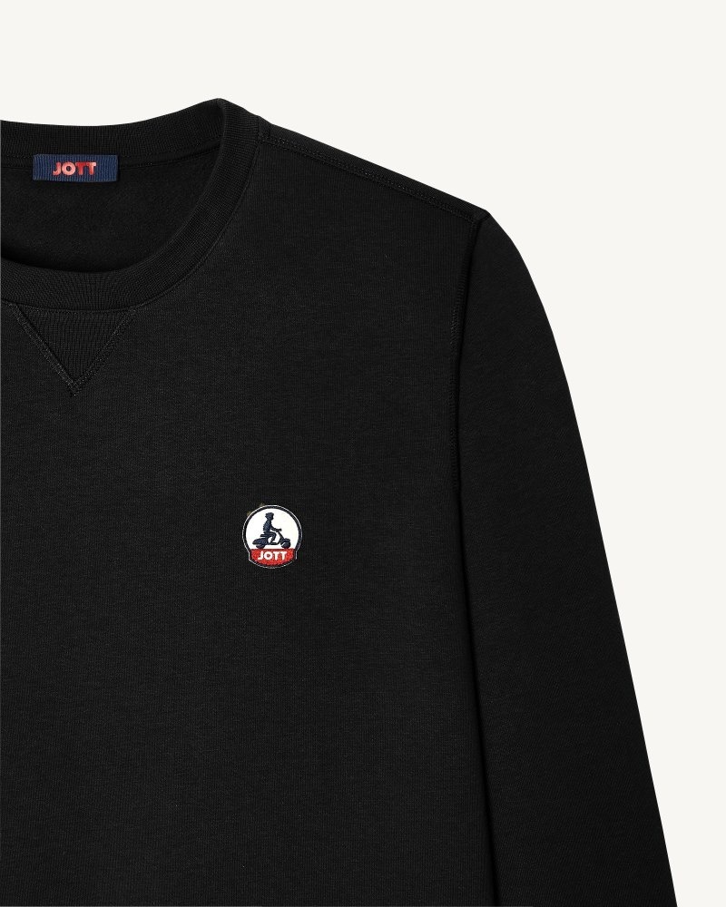 JOTT Braga Black Muške Dukserice Crne | BWN-0980