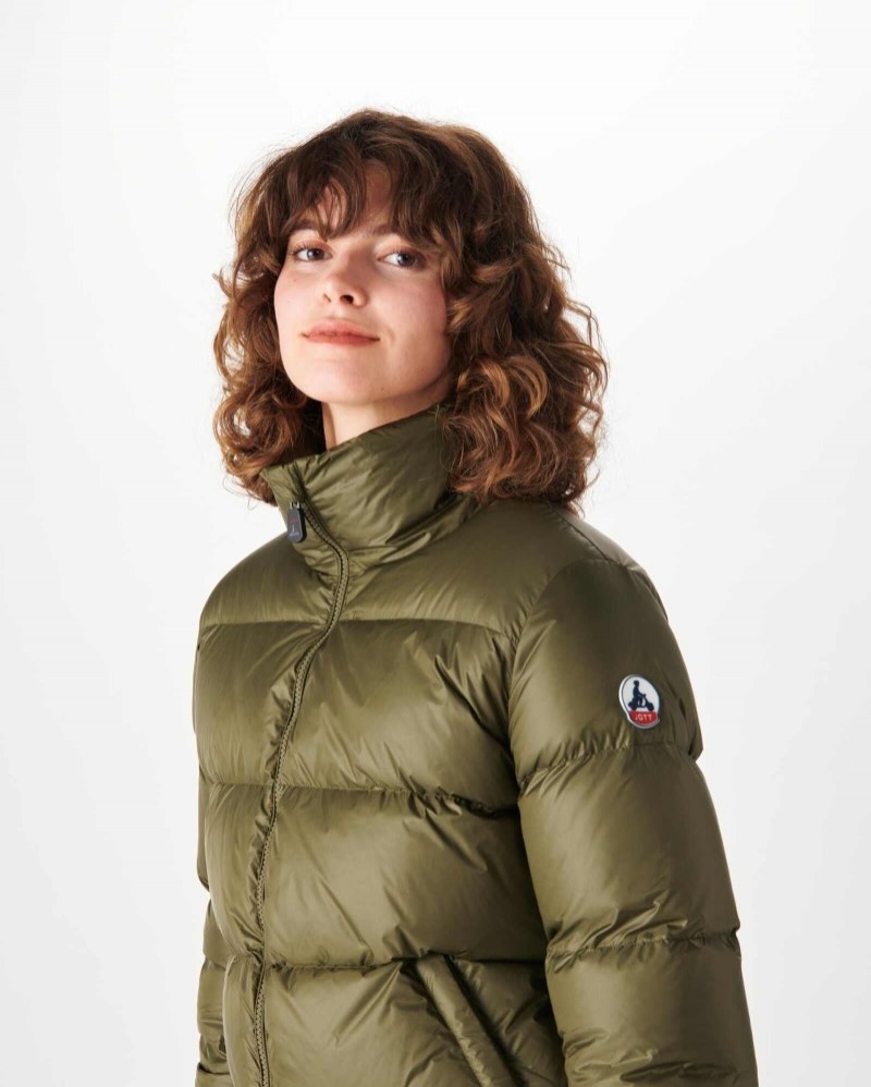 JOTT Cardiff Cold Weather Prošiven Ženske Donje Jakne Maslinasto Zelene | DKS-4736