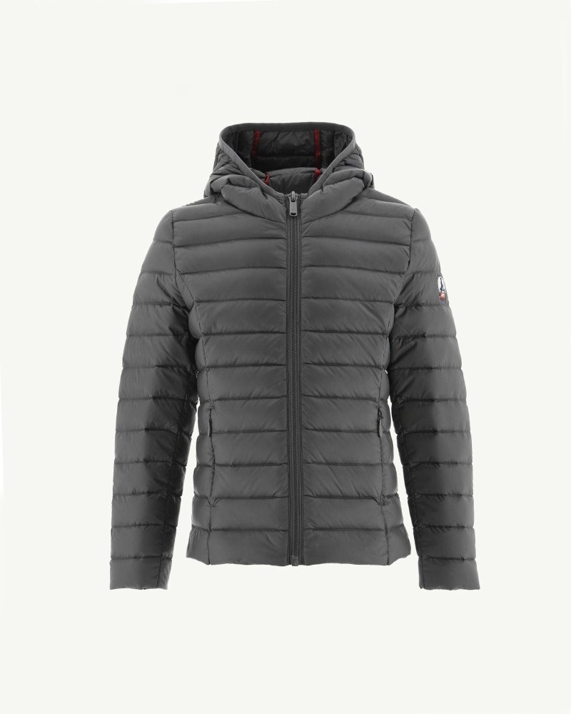 JOTT Carla Lightweight Hooded Dječje Donje Jakne Tamno Sive | LOO-3195