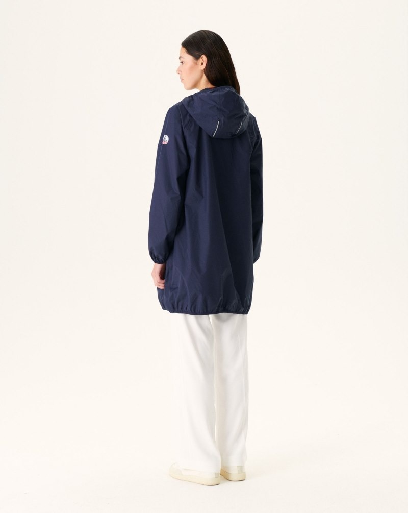 JOTT Copenhagen Long Hooded Ženske Jakne Tamnoplave | ZTP-6129