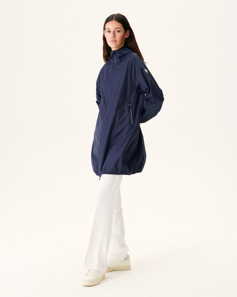 JOTT Copenhagen Long Hooded Ženske Jakne Tamnoplave | ZTP-6129