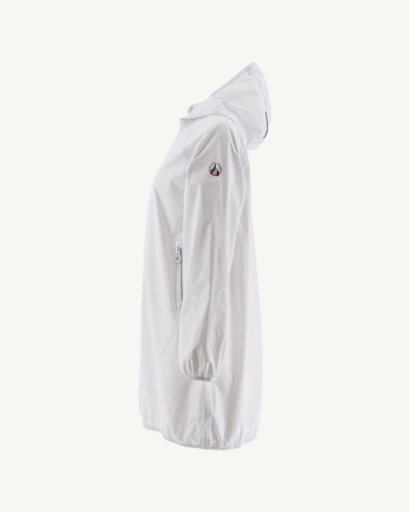 JOTT Copenhagen Long Hooded Ženske Jakne Bijele | QRM-6841