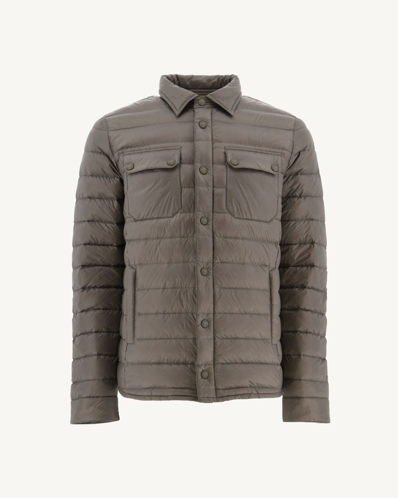 JOTT Cris Light Shirt Collar Muške Donje Jakne Sive Smeđe | BKS-2835