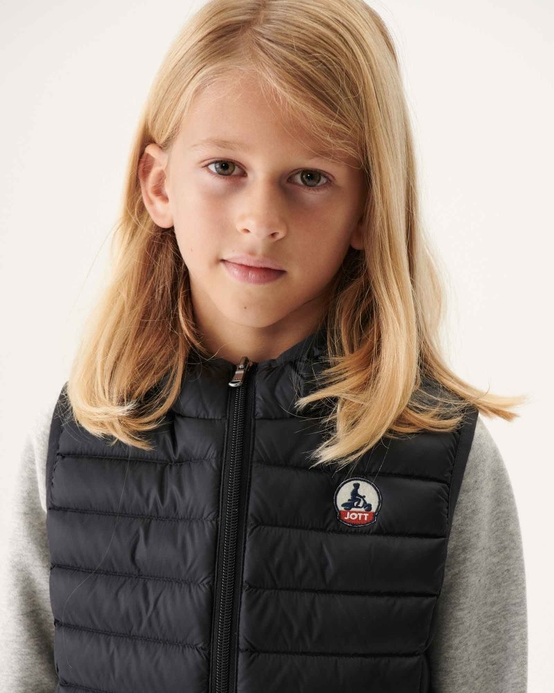 JOTT Djam Sleeveless Dječje Donje Jakne Crne | LWG-8777