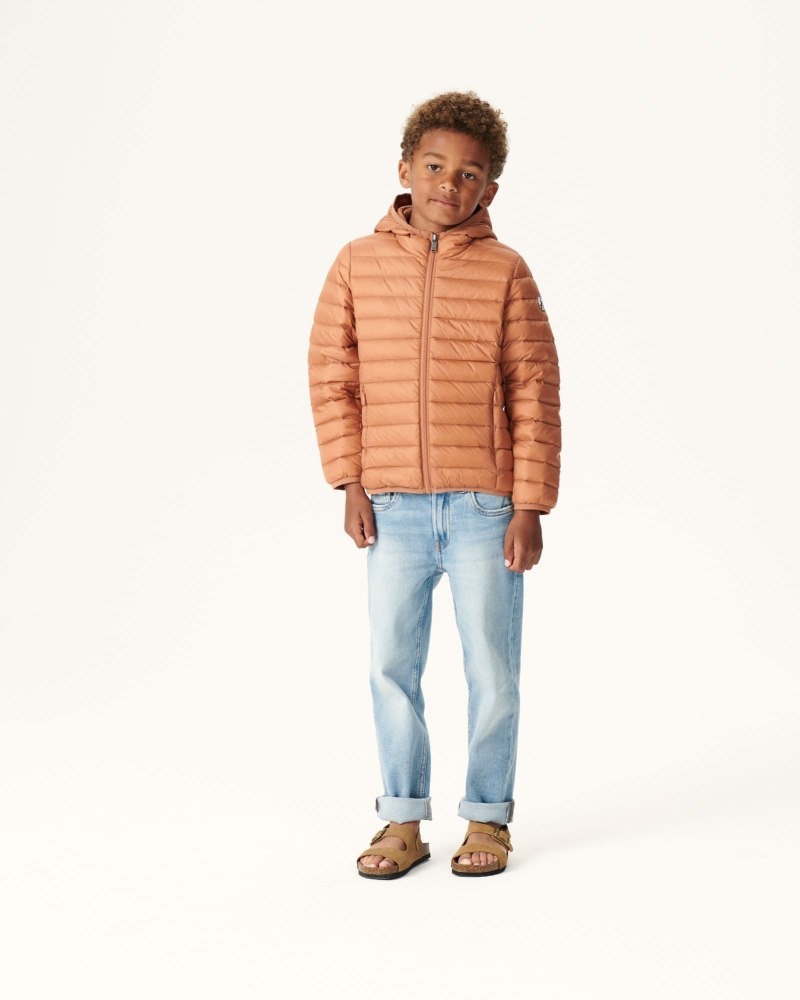 JOTT Hugo Lightweight Hooded Dječje Donje Jakne Smeđe | QMT-7249