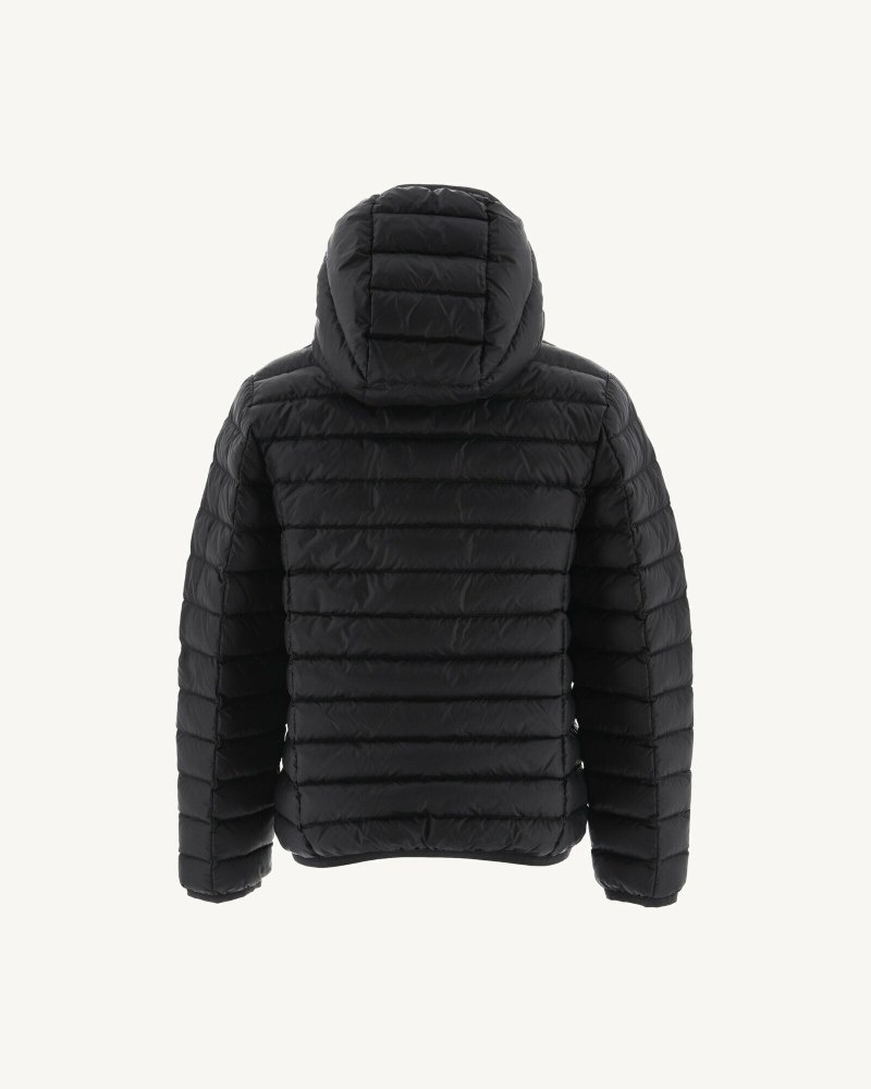 JOTT Hugo Lightweight Hooded Dječje Donje Jakne Crne | URN-7447