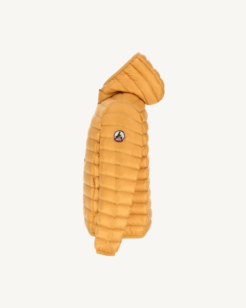 JOTT Hugo Lightweight Hooded Dječje Jakne Boje Senfa | LKN-4348