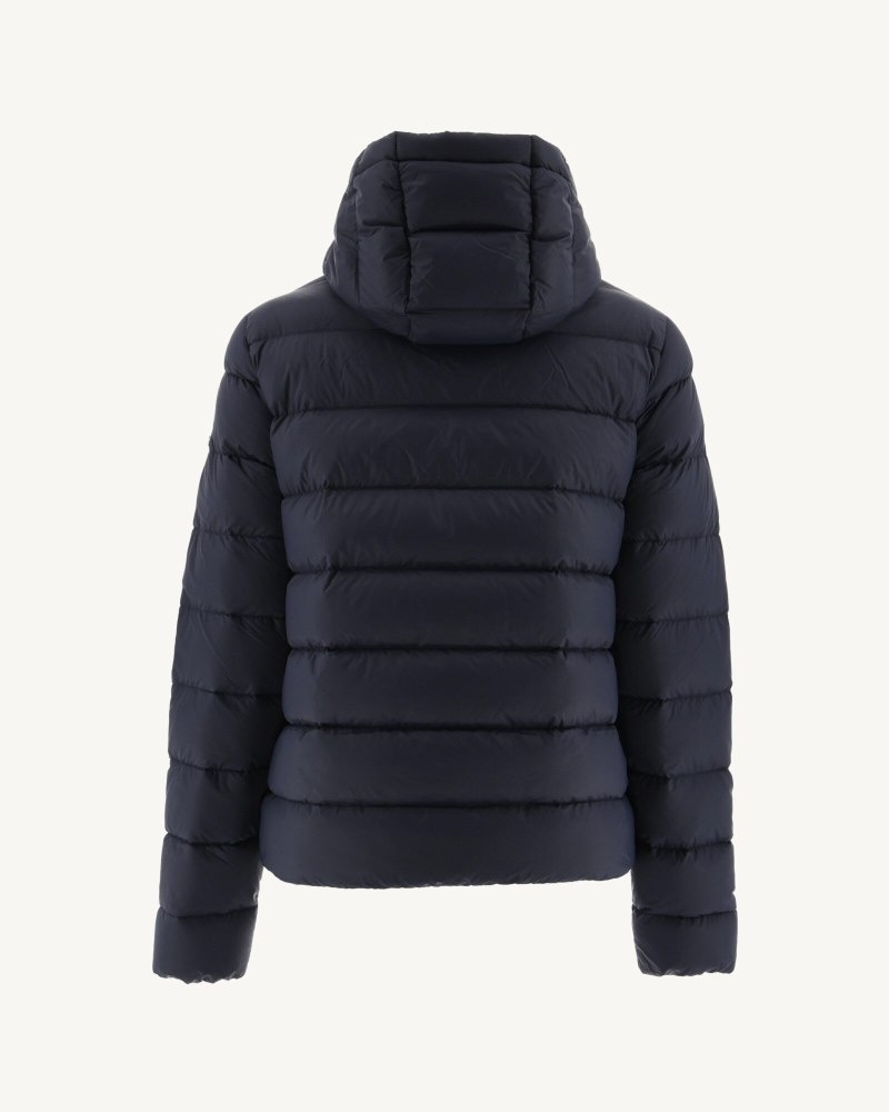 JOTT Jane Ravno Hooded Ženske Pufer Jakne Tamnoplave | XRG-3533
