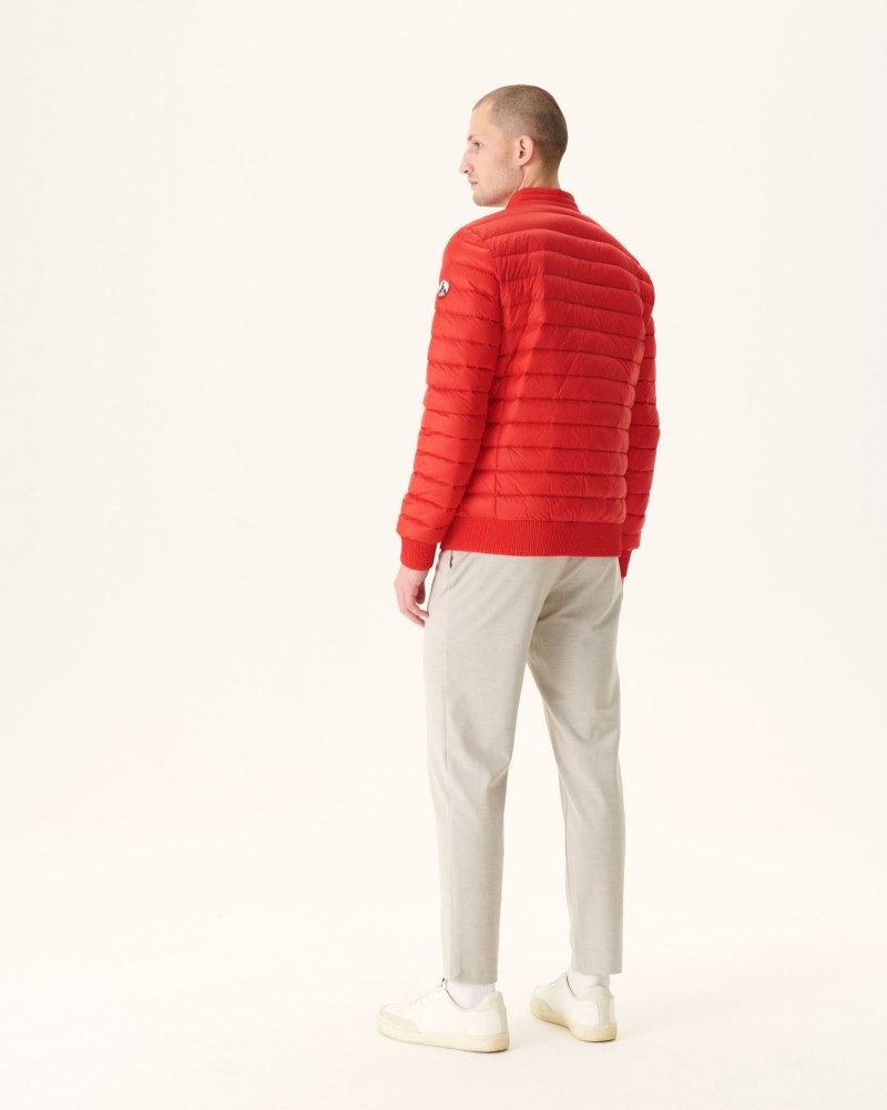 JOTT Jordan Lightweight Muške Pufer Jakne Crvene | TVG-0558