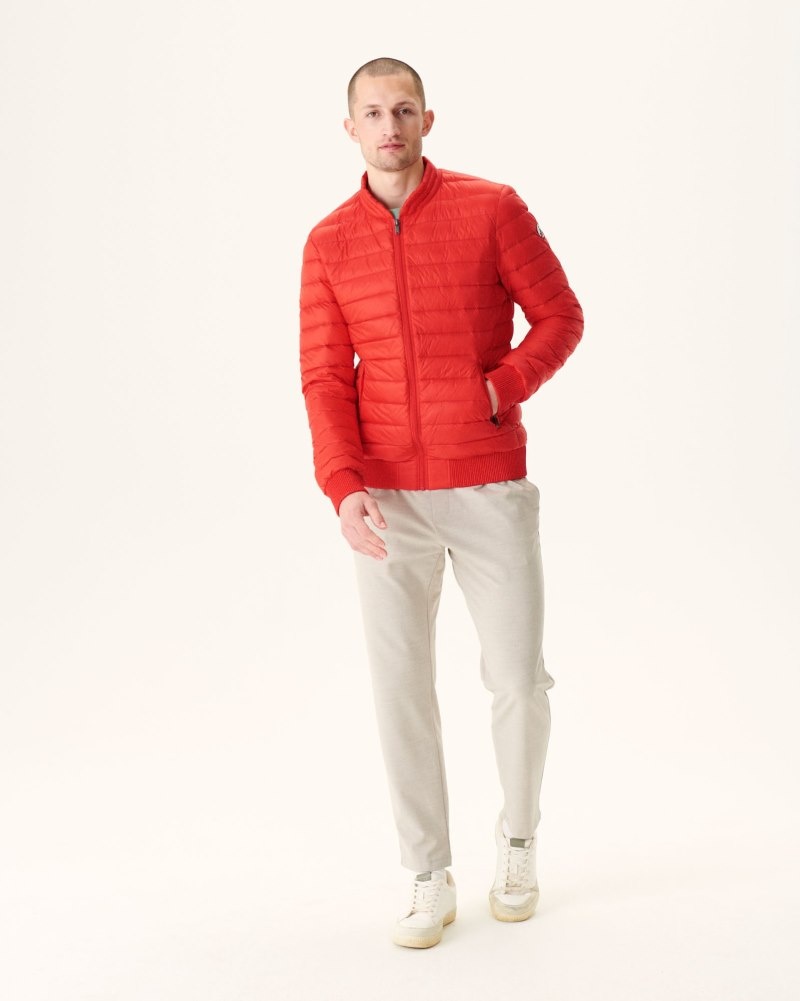 JOTT Jordan Lightweight Muške Pufer Jakne Crvene | TVG-0558