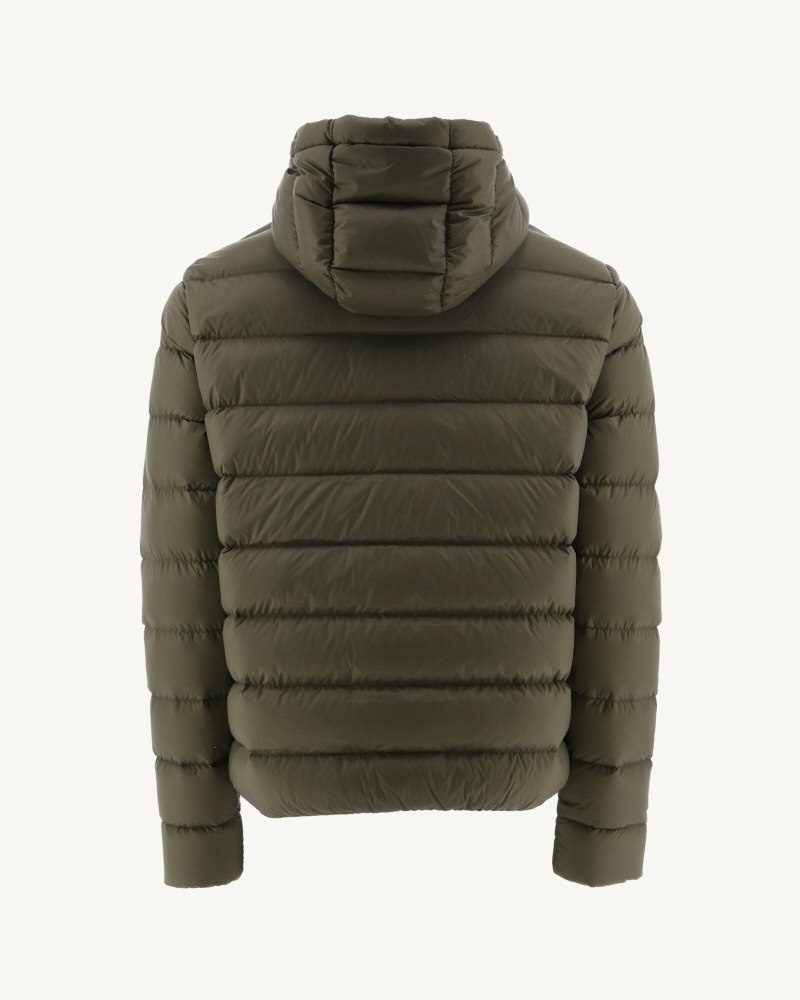 JOTT Jorge Hooded Muške Pufer Jakne Maslinasto Zelene | KLB-2971