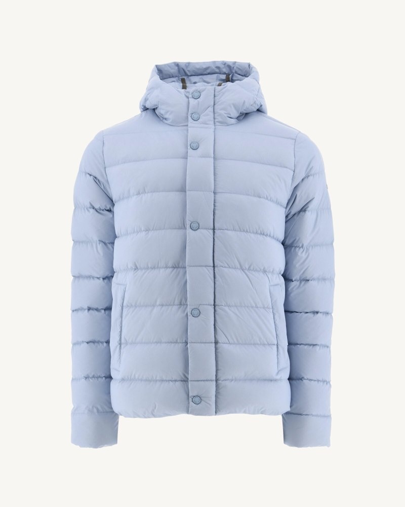 JOTT Jorge Hooded Muške Pufer Jakne Svijetlo Plave | POZ-8612