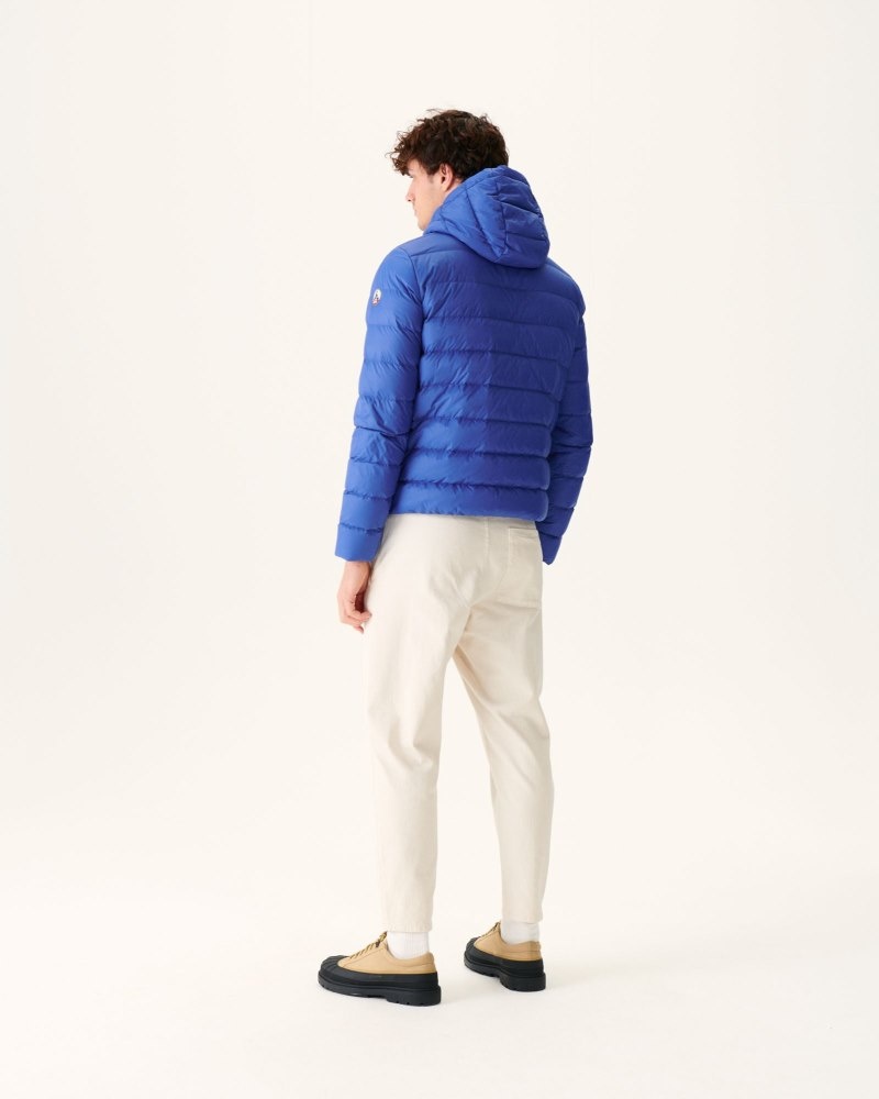 JOTT Jorge Hooded Muške Pufer Jakne Tamno Plave | CON-9623