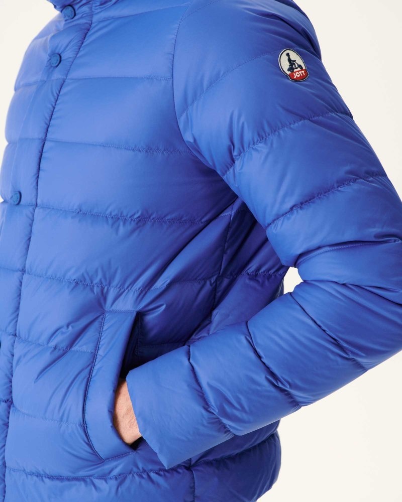 JOTT Jorge Hooded Muške Pufer Jakne Tamno Plave | CON-9623