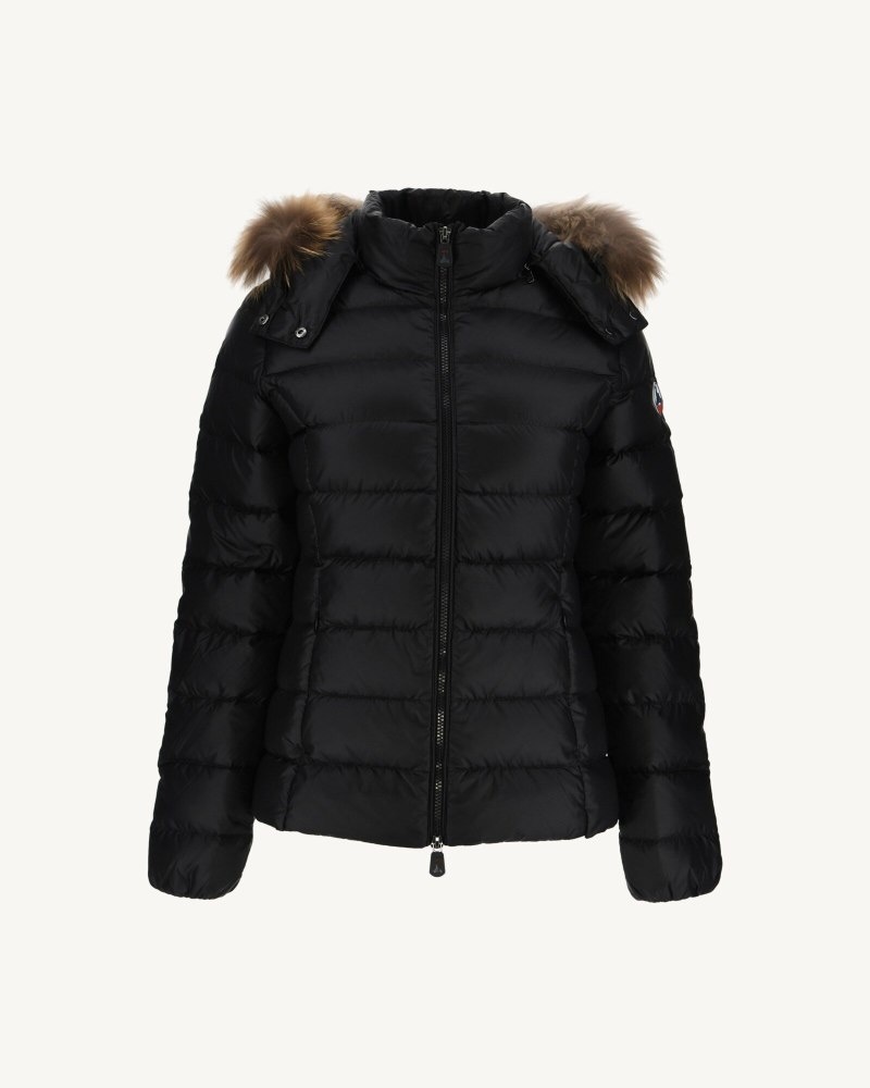 JOTT Luxury Extreme Cold Hooded Ženske Donje Jakne Crne | FVF-9864