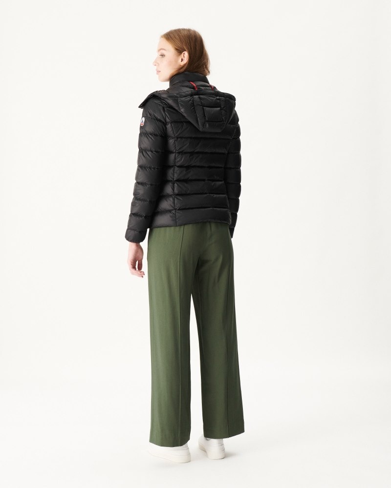 JOTT Luxury Extreme Cold Hooded Ženske Donje Jakne Crne | FVF-9864