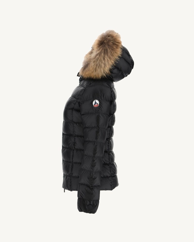 JOTT Luxury Extreme Cold Hooded Ženske Donje Jakne Crne | FVF-9864