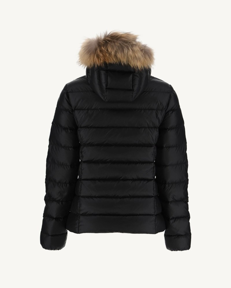 JOTT Luxury Extreme Cold Hooded Ženske Donje Jakne Crne | FVF-9864
