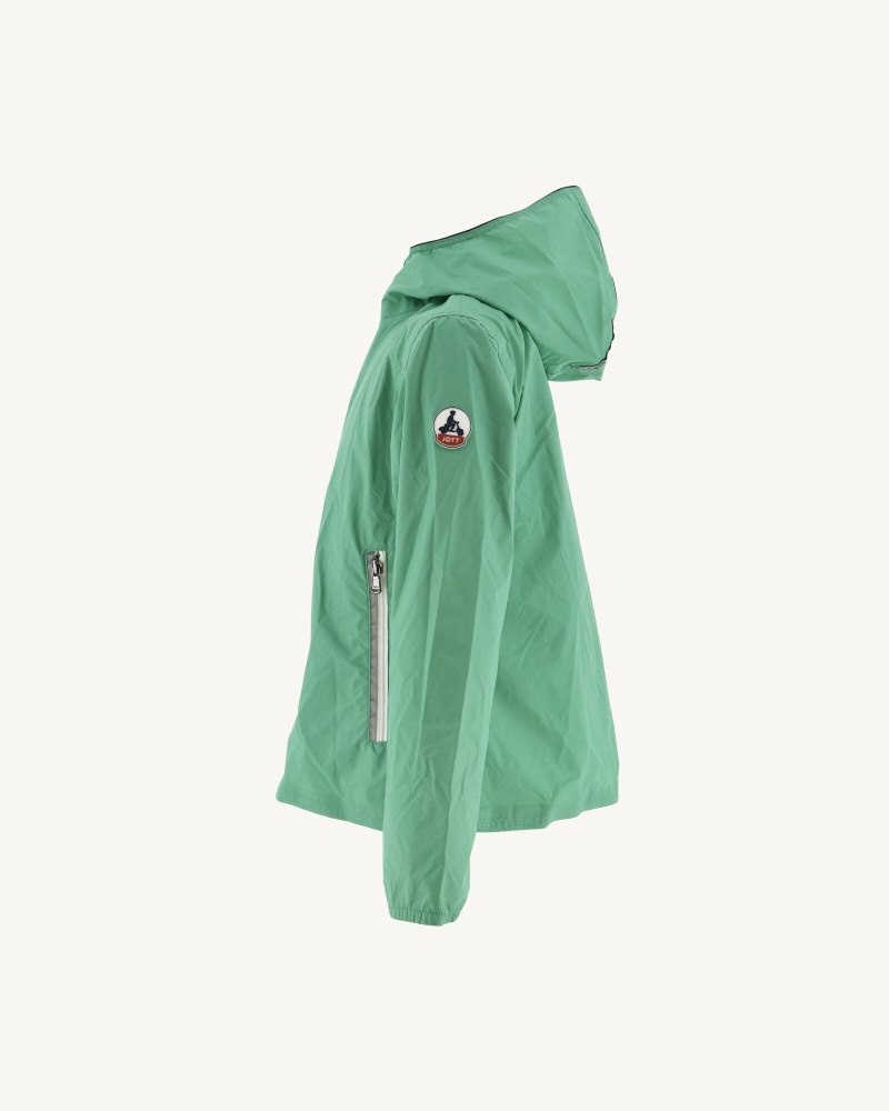 JOTT Madeira Hooded Waterproof Dječje Jakne Zelene | JQB-1563