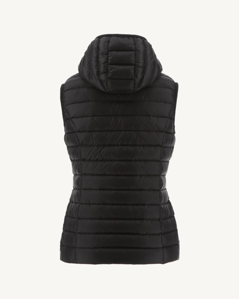JOTT Mali Light Sleeveless Ženske Podstavljene Jakne Crne | VHB-9856