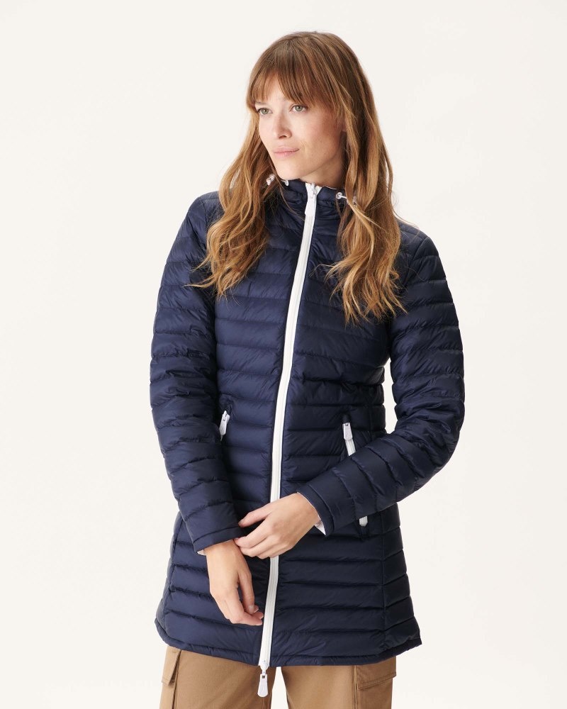 JOTT Moscow Reversible Ženske Donje Jakne Bijele Tamnoplave | MXY-5689
