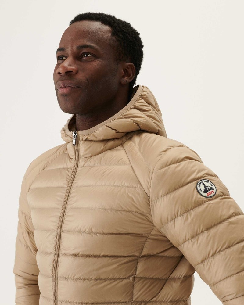 JOTT Nico Light Hooded Muške Donje Jakne Bež | AEF-2290