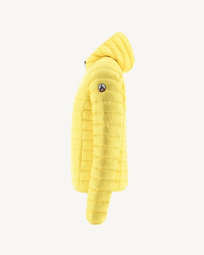 JOTT Nico Lightweight Hooded Muške Donje Jakne Svijetlo Žute | NDM-7103