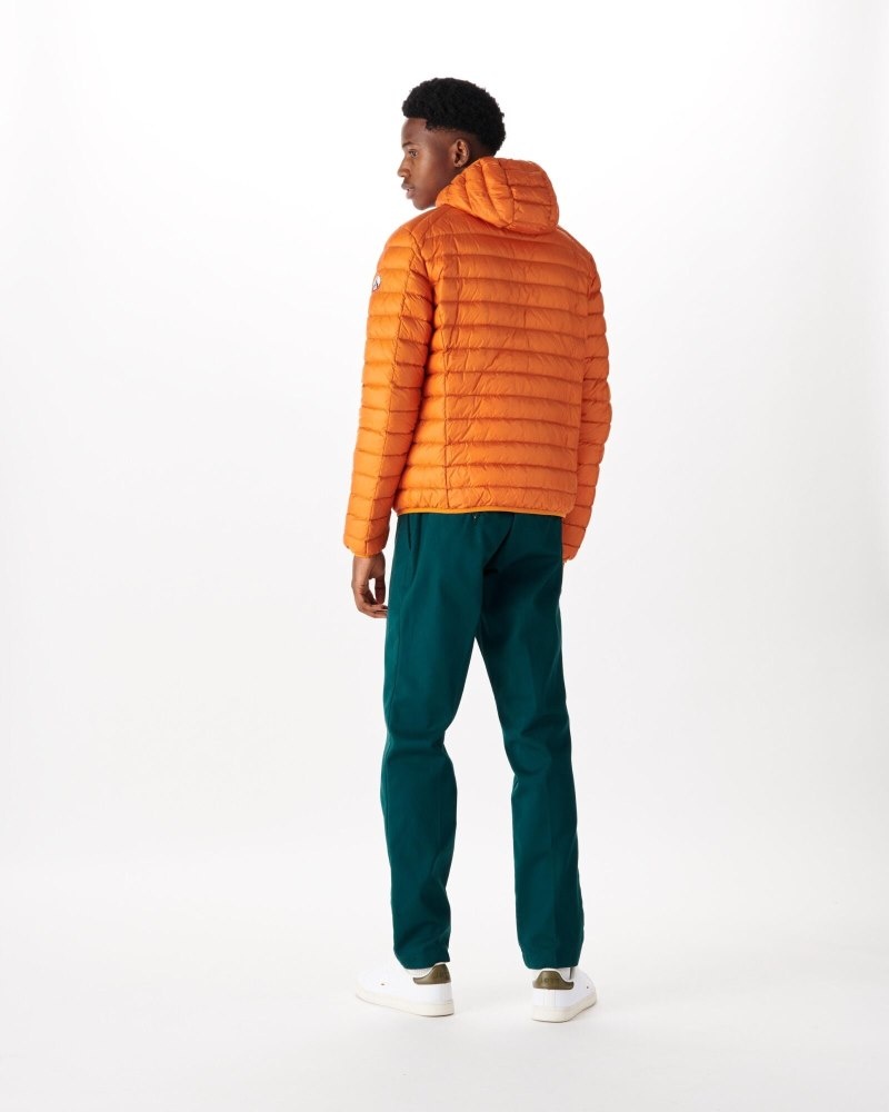 JOTT Nico Lightweight Hooded Muške Donje Jakne Narančaste | VKH-4689