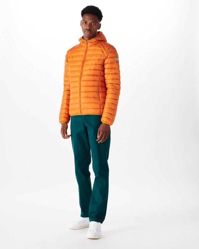JOTT Nico Lightweight Hooded Muške Donje Jakne Narančaste | VKH-4689