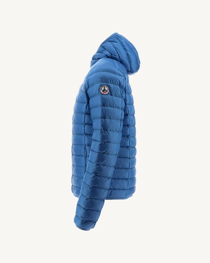 JOTT Nico Lightweight Hooded Muške Donje Jakne Plave | DMU-4360