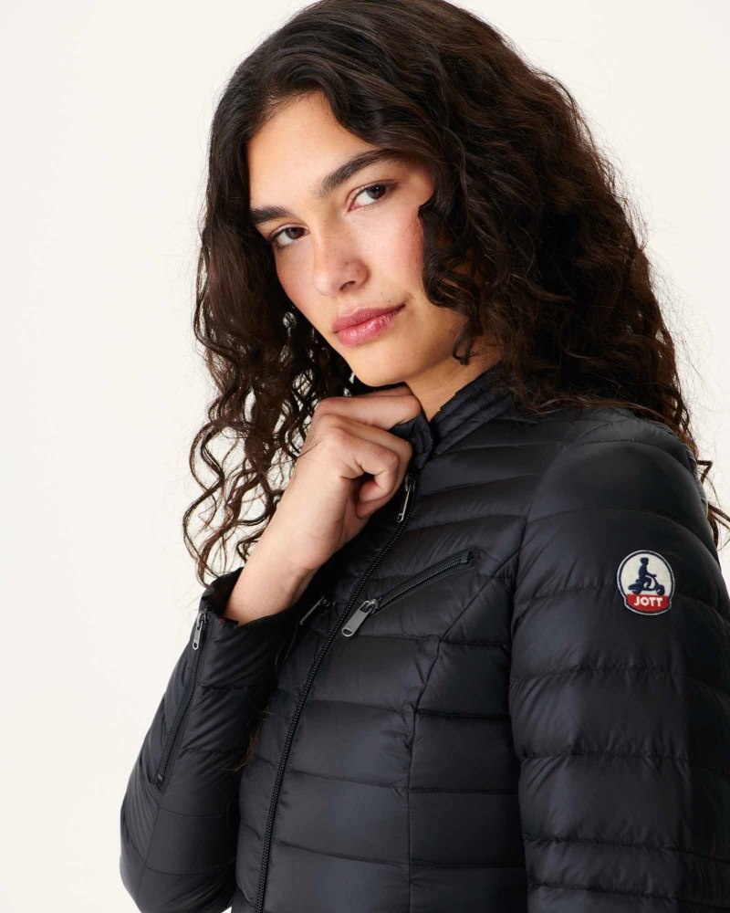 JOTT Nina Light Ženske Donje Jakne Crne | EUA-7096