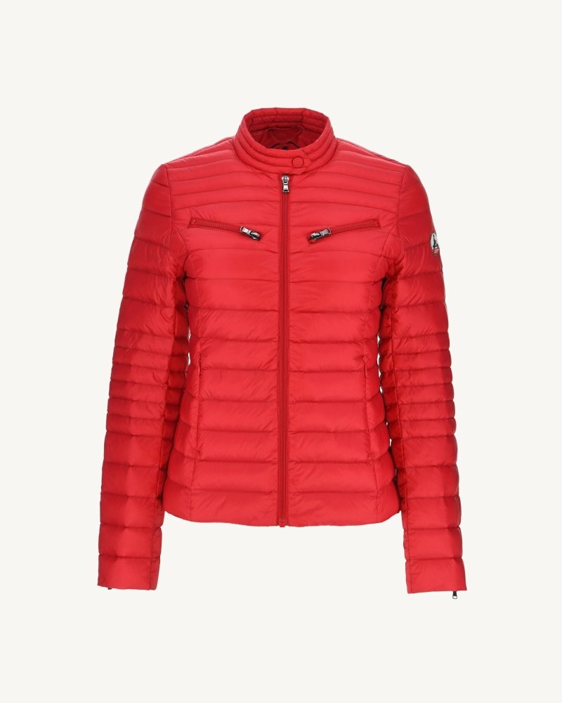 JOTT Nina Lightweight Ženske Podstavljene Jakne Crvene | MQS-7699