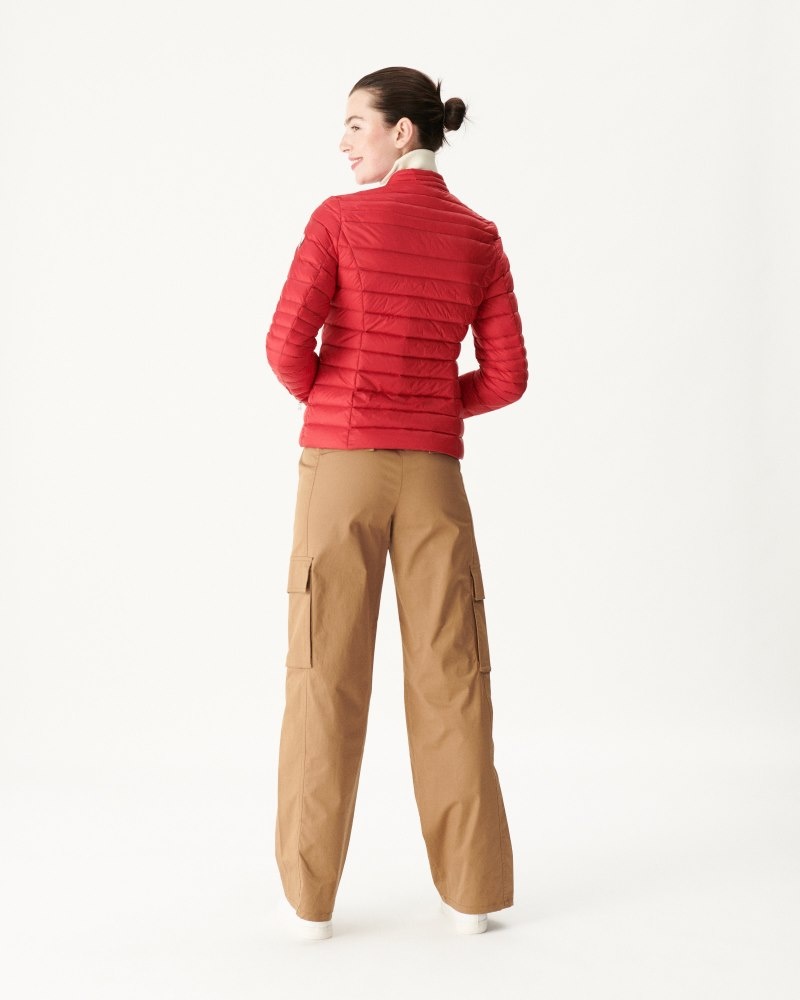 JOTT Nina Lightweight Ženske Podstavljene Jakne Crvene | MQS-7699