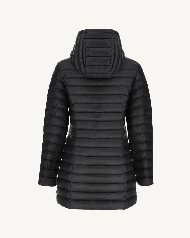 JOTT Nour Hooded Ženske Pufer Jakne Crne | OID-8236